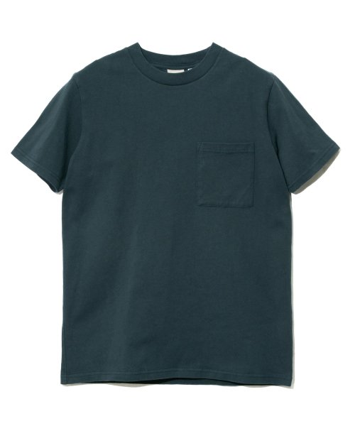 go slow caravan MENS SELECT BRAND(ゴースローキャラバンメンズセレクトブランド)/グッドウェア ポケット付き S/S TEE/ダークグリーン