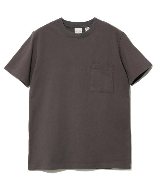 go slow caravan MENS SELECT BRAND(ゴースローキャラバンメンズセレクトブランド)/グッドウェア ポケット付き S/S TEE/ダークブラウン