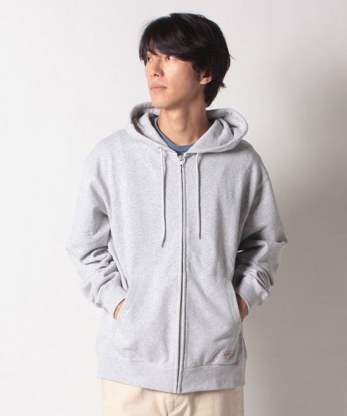 go slow caravan MENS SELECT BRAND(ゴースローキャラバンメンズセレクトブランド)/グッドウェア　BIG ZIPパーカー/グレー