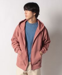 go slow caravan MENS SELECT BRAND(ゴースローキャラバンメンズセレクトブランド)/グッドウェア　BIG ZIPパーカー/コーラル