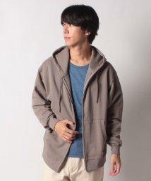 go slow caravan MENS SELECT BRAND(ゴースローキャラバンメンズセレクトブランド)/グッドウェア　BIG ZIPパーカー/サンドベージュ