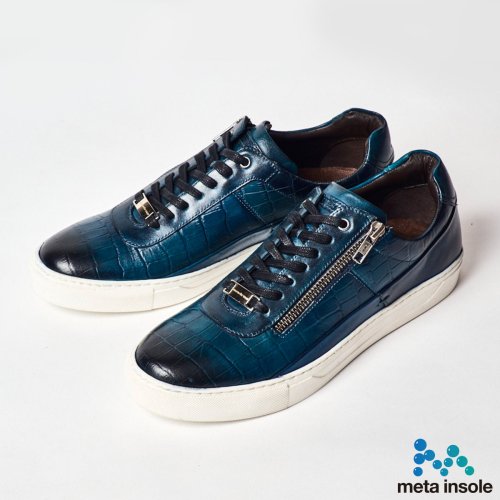 madras メタインソール ファスナー付きレースアップカジュアルシューズ M8619MT クリスタルゲル® madras