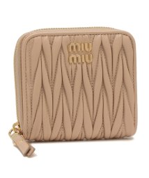 MIUMIU/ミュウミュウ 二つ折り財布 マテラッセ ミニ財布 ベージュ レディース MIU MIU 5ML522 2FPP F0036/505689140