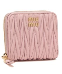 MIUMIU/ミュウミュウ 二つ折り財布 マテラッセ ミニ財布 ピンク レディース MIU MIU 5ML522 2FPP F0E18/505689141