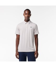 LACOSTESPORTS MENS(ラコステスポーツ　メンズ)/ミニマム総柄プリントゴルフポロシャツ/ホワイト