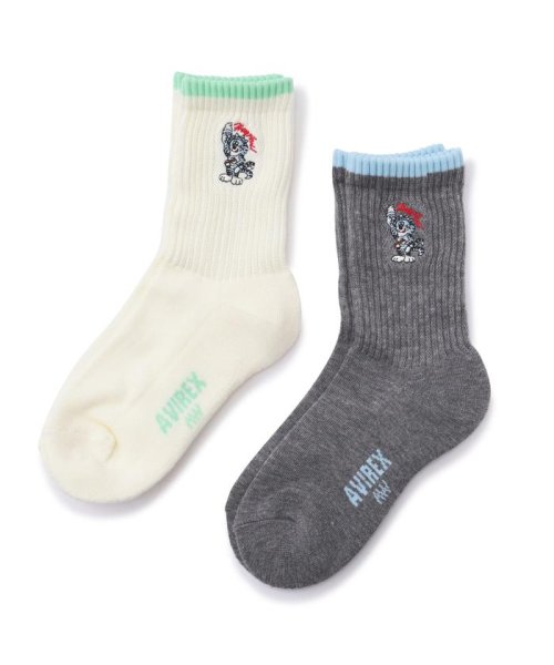 AVIREX(AVIREX)/STATUE OF LIBERTY SOCKS/スタチューオブリバティ ソックス/キナリ5