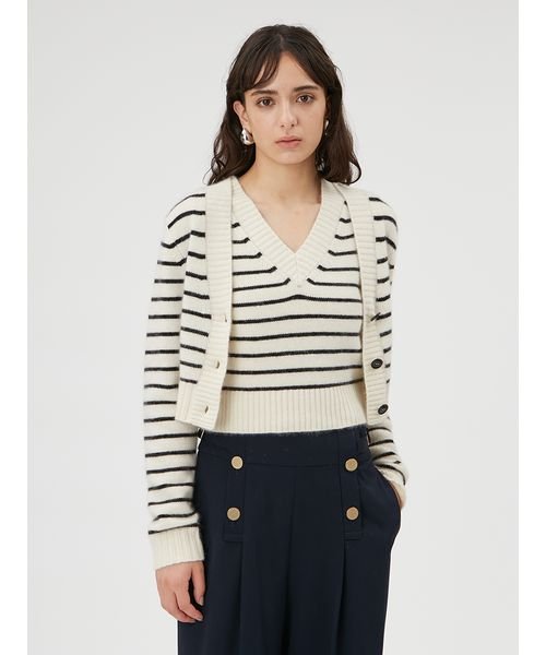 ラクーンアンサンブルニット 予めご了承ください