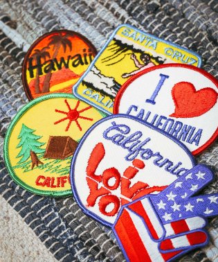 ar/mg/【Cm】【CALM001】【it】【Vintage Patch】 USA製ヴィンテージワッペン 6P SET/505691514