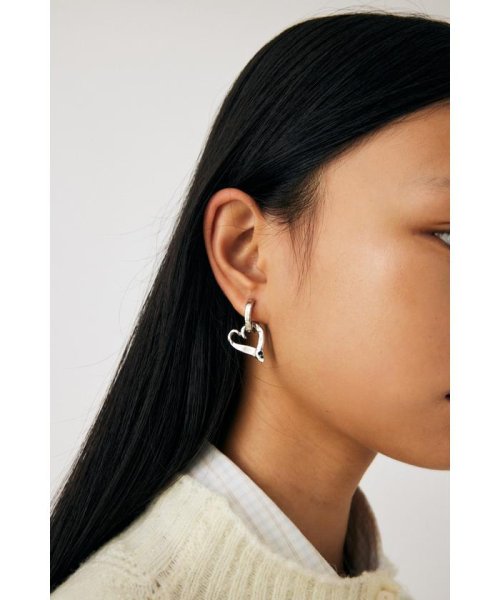 moussy(マウジー)/ILY HOOP EARRINGS/SLV