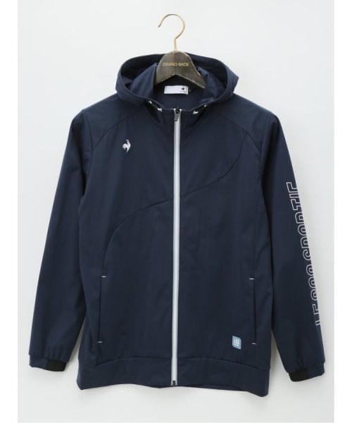 GRAND-BACK(グランバック)/【大きいサイズ】ルコックスポルティフ ゴルフ/le coq sportif GOLF ストレッチ フルジップパーカー メンズ アウター カットソー カジュアル /ネイビー