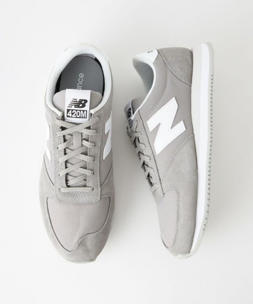 green label relaxing(グリーンレーベルリラクシング)/【WEB限定】＜New Balance＞UL420 スニーカー 2/MDGRAY