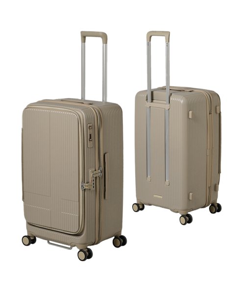 2年保証 イノベーター スーツケース Mサイズ Lサイズ 75L フロントオープン 静音 innovator INV650DOR キャリーケース キャリーバッグ ｜約