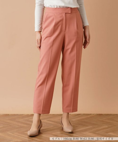 クロップドタックパンツ【my perfect wardrobe】 