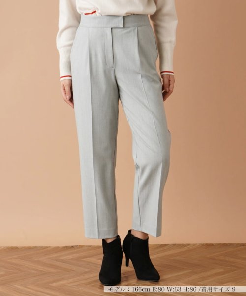 クロップドタックパンツ【my perfect wardrobe】 