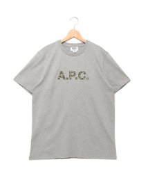A.P.C./アーペーセー Tシャツ カモ リバティ 半袖カットソー トップス グレー メンズ APC H26233 COFDW PLB/505700516