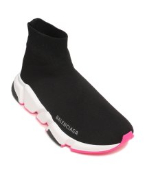 BALENCIAGA/バレンシアガ スニーカー 靴 スピード ロゴ ブラック ピンク レディース BALENCIAGA 587280 W2DBB 1586/505700582