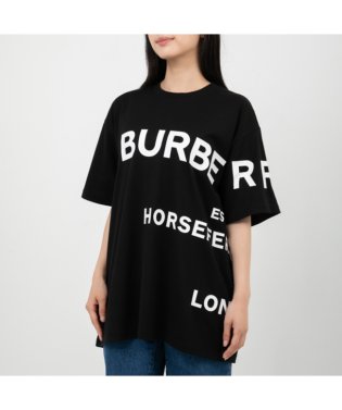 BURBERRY/バーバリー Tシャツ 半袖カットソー トップス ブラック レディース BURBERRY 8040764 A1189/505700620