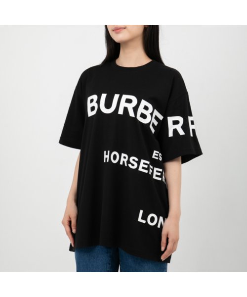 BURBERRY(バーバリー)/バーバリー Tシャツ 半袖カットソー トップス ブラック レディース BURBERRY 8040764 A1189/その他