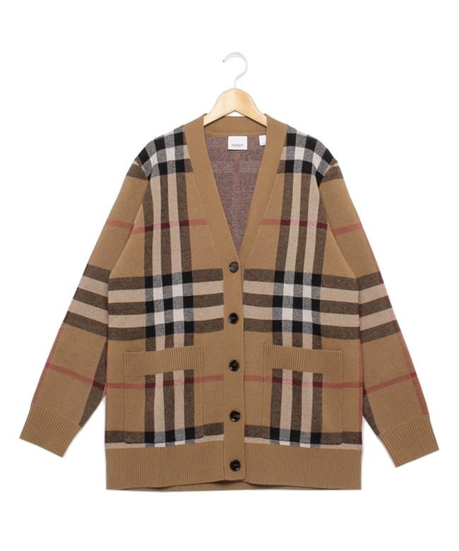 バーバリー カーディガン ブラウン レディース BURBERRY 8043372 A8773