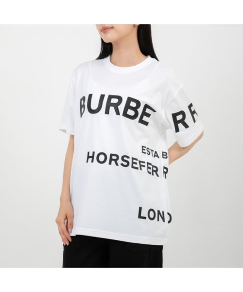 BURBERRY(バーバリー)/バーバリー Tシャツ 半袖カットソー トップス ホワイト レディース BURBERRY 8048748 A1464/その他