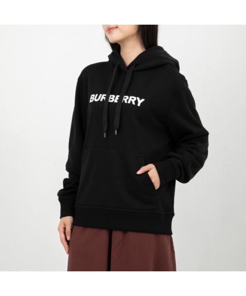 BURBERRY(バーバリー)/バーバリー パーカー スウェットシャツ フーディー ブラック レディース BURBERRY 8054386 A1189/その他