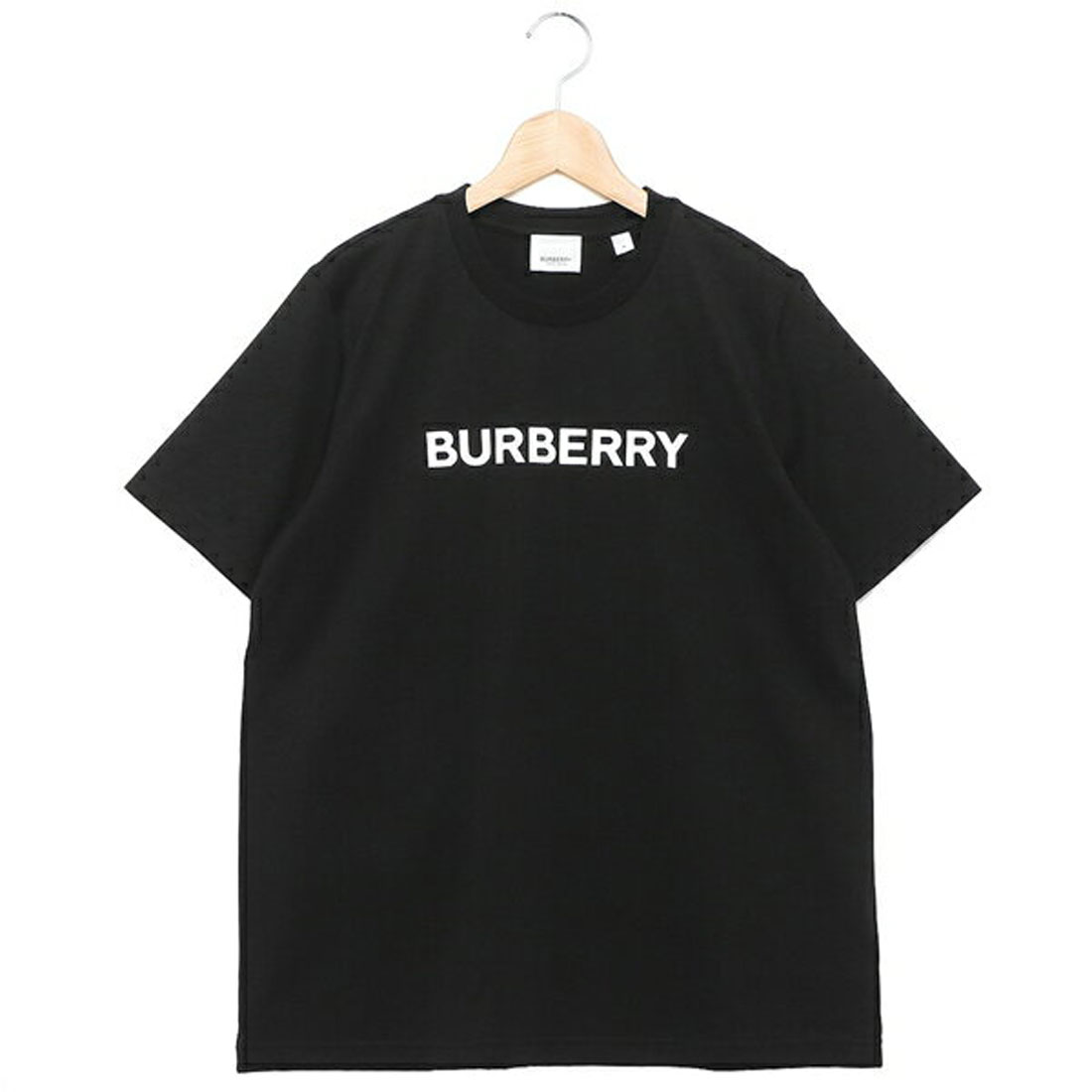 バーバリー Tシャツ 半袖カットソー トップス ブラック レディース BURBERRY 8055251 A1189