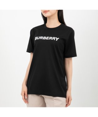 BURBERRY/バーバリー Tシャツ 半袖カットソー トップス ブラック レディース BURBERRY 8055251 A1189/505700647