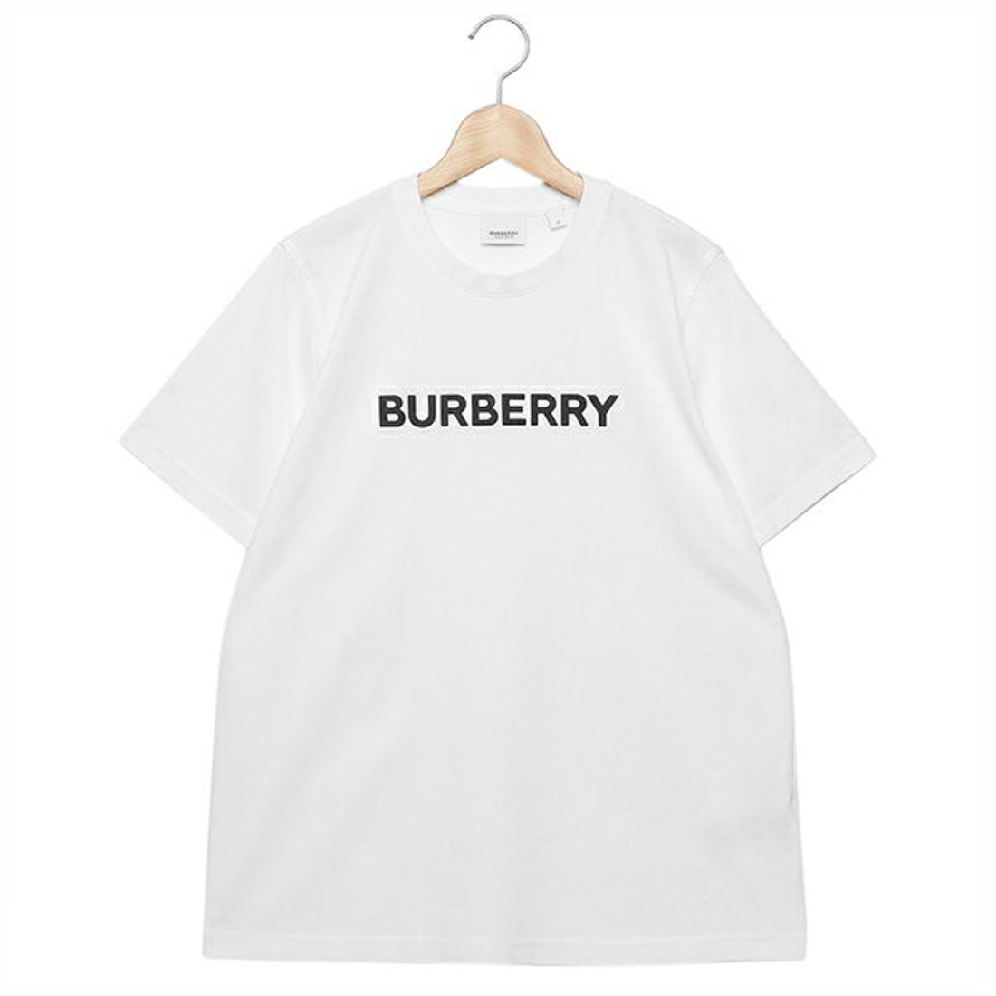 バーバリー Tシャツ 半袖カットソー トップス ホワイト レディース BURBERRY 8056724 A1464