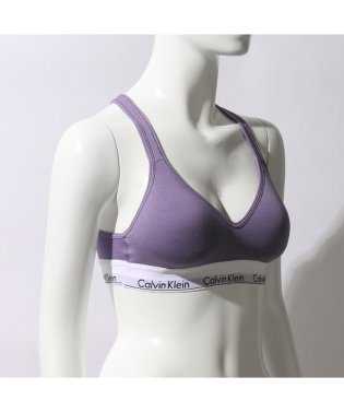 Calvin Klein/カルバンクライン ブラジャー ブラレット モダン コットン カップ付 パープル レディース CALVIN KLEIN QF1654 545/505700765