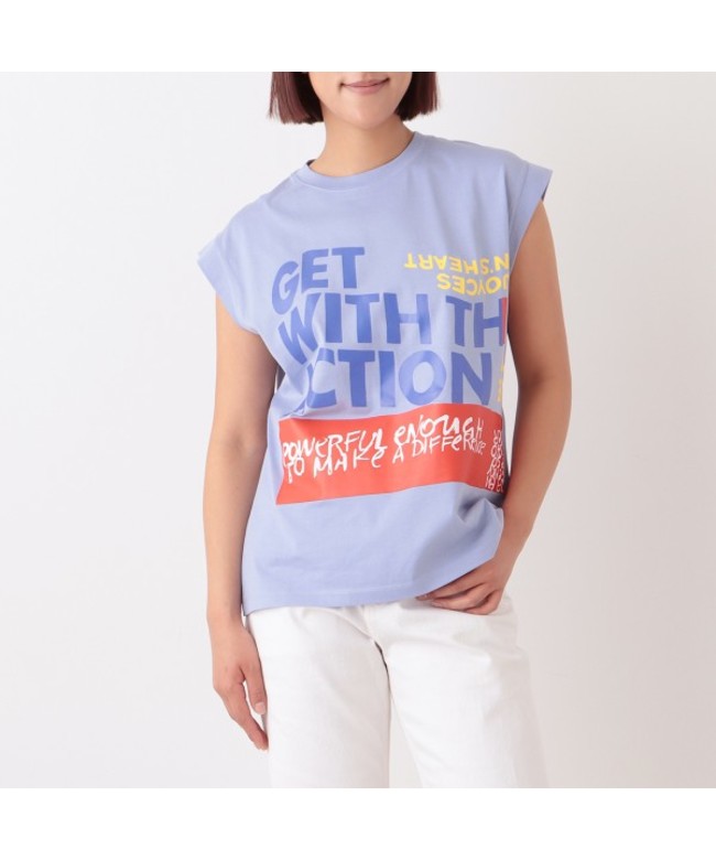 クロエ トップス Tシャツ ブルー レディース CHLOE CHC21UJH37182 40M ...