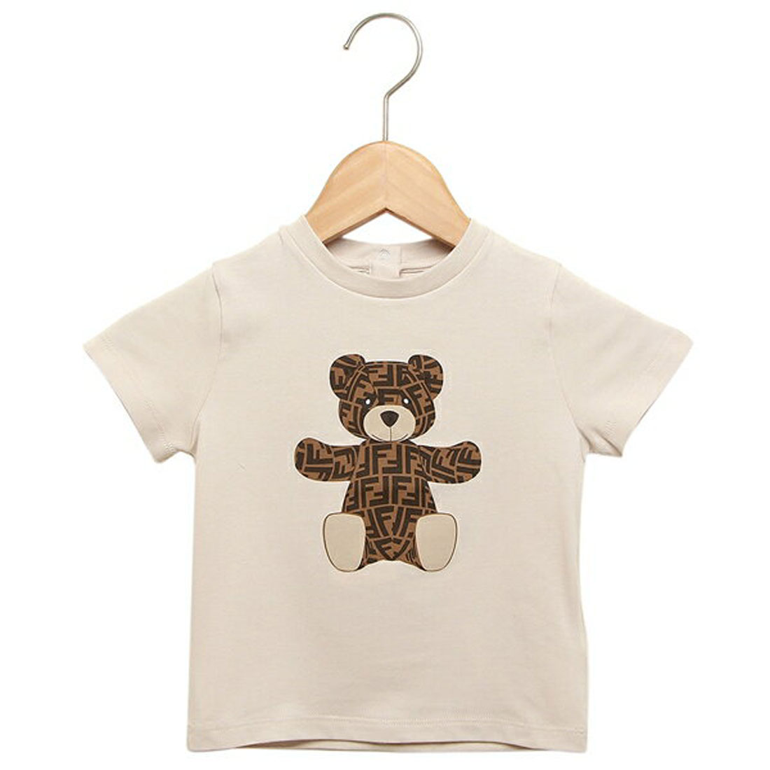 フェンディ Tシャツ ベージュ ベビー キッズ 子供服 FENDI BUI050 ST8 