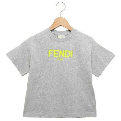 フェンディ Tシャツ グレー キッズ 子供服 レディース FENDI JUI137  