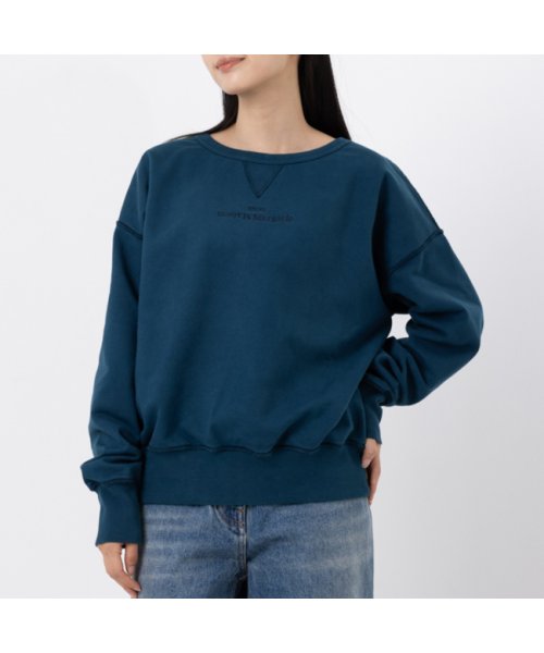 メゾンマルジェラ スウェットシャツ トップス プルオーバー ネイビー メンズ レディース Maison Margiela S50GU0194 S25520 52 Maison Margiela メゾンマルジェラ スウェットシャツ トップス プルオーバー ネイビー メンズ レディース S50GU0194 S25520