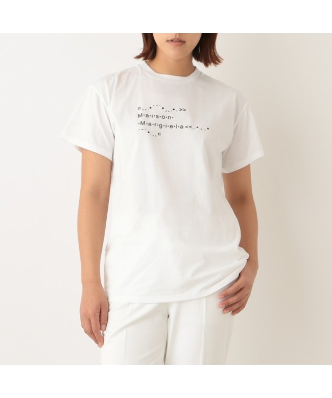 メゾンマルジェラ トップス フォトジェネレーター 半袖 Tシャツ カットソー ホワイト レディース Maison Margiela S51GC0515  S228