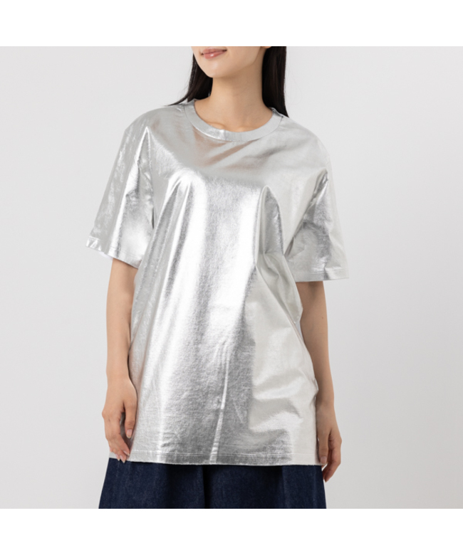 エムエムシックス メゾンマルジェラ Tシャツ シルバー ホワイト レディース MM6 Maison Margiela S52GC0282 S23588  972