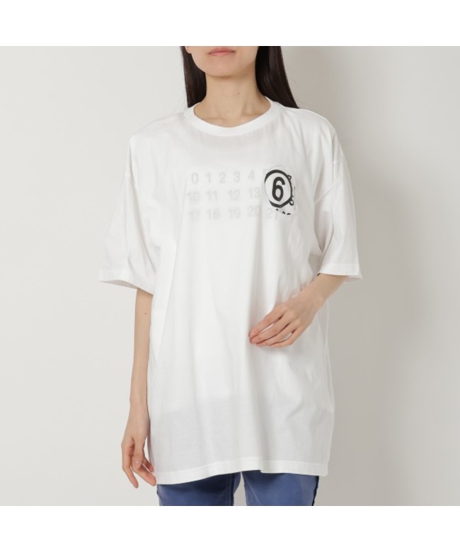 エムエムシックス メゾンマルジェラ Tシャツ ホワイト メンズ レディース MM6 Maison Margiela S62GD0146 S23588  100