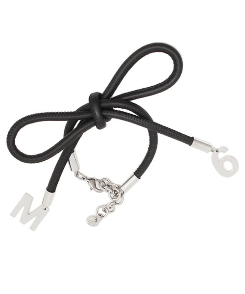 MM6 Maison Margiela(MM６　メゾンマルジェラ)/エムエムシックス ブレスレット アクセサリー バレエ ノット ブレスレット ブラック レディース MM6 Maison Margiela SM7UY0048 S/その他