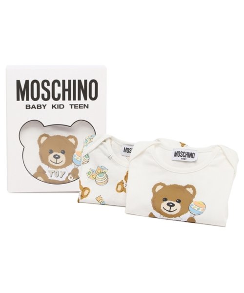 MOSCHINO(モスキーノ)/モスキーノ ロンパース ギフトセット テディベア ホワイト キッズ MOSCHINO M5Y017－LAB59 84352/その他