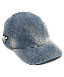 PRADA/プラダ キャップ 帽子 デニム トライアングルロゴ ブルー メンズ PRADA 2HC274 12K1 F0V3N/505701695