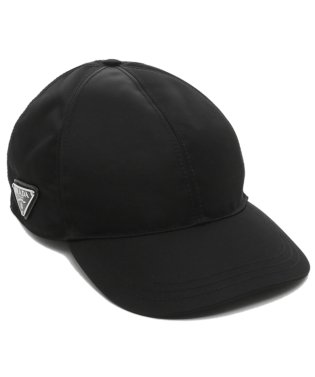 PRADA/プラダ 帽子 キャップ リナイロン ベースボールキャップ トライアングルロゴ ブラック メンズ PRADA 2HC274 2DMI F0002/505701699