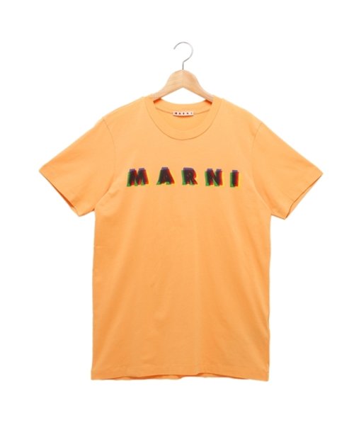 MARNI(マルニ)/マルニ Tシャツ オレンジ 3D マルニプリント オレンジ メンズ MARNI UMU0198PEU SCV16 MCR08/その他