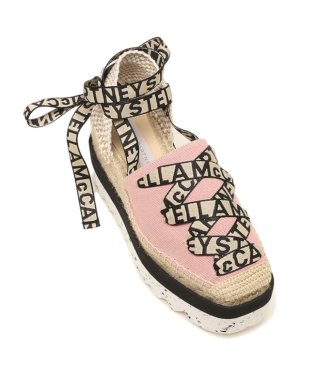 Stella McCartney/ステラマッカートニー シューズ 靴 ロゴ プラットフォーム エスパドリーユ ピンク レディース STELLA McCARTNEY 800159 N0222 68/505701928