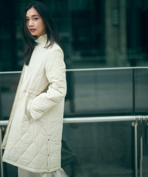 【杏さん着用/撥水加工】 中綿 ロング パディング アウター パディング