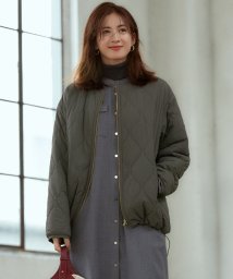 NIJYUSANKU（LARGE SIZE）(２３区（大きいサイズ）)/【洗える/撥水加工】中綿 パディング アウター/グレー系