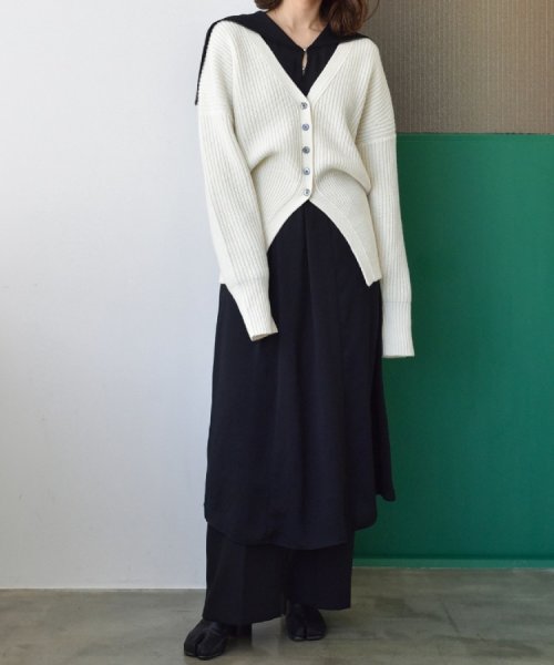 DRESSTERIOR(ドレステリア)/CODE A ｜ sailor collar dress/ブラック（019）