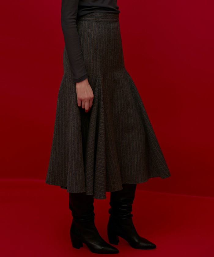 BEIGE TURENNE / マーメイドスカート GRAY×CAMELLINE 2 BEIGE TURENNE / マーメイドスカート GRAY×CAMELLINE 2