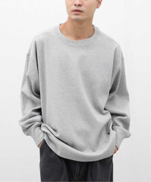 JOURNAL STANDARD relume Men's(ジャーナルスタンダード　レリューム　メンズ)/【HOUSE HOLD / ハウスホールド】リブクルーネックロングスリーブTシャツ/グレーB