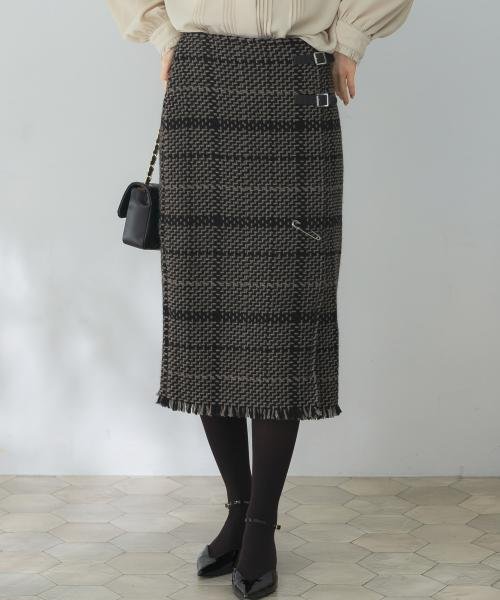 URBAN RESEARCH ROSSO(URBAN　RESEARCH　ROSSO)/john branigan　Kilt Skirt/NEROBROWN