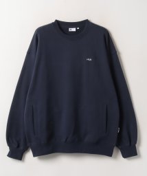 FILA（Casual）(フィラ（カジュアル）)/【カジュアルウェア】Crew neck shirt ユニセックス/ネイビー