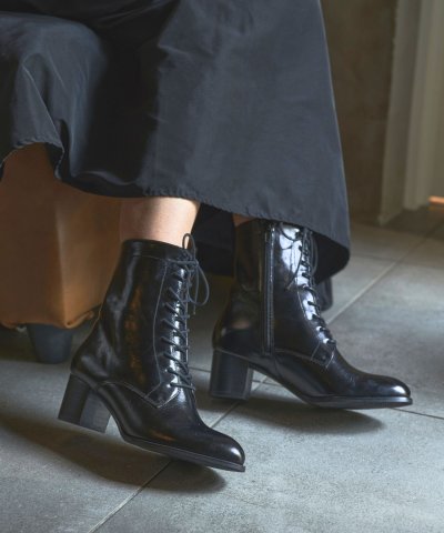 ヒップス HIPS レースアップショートブーツ